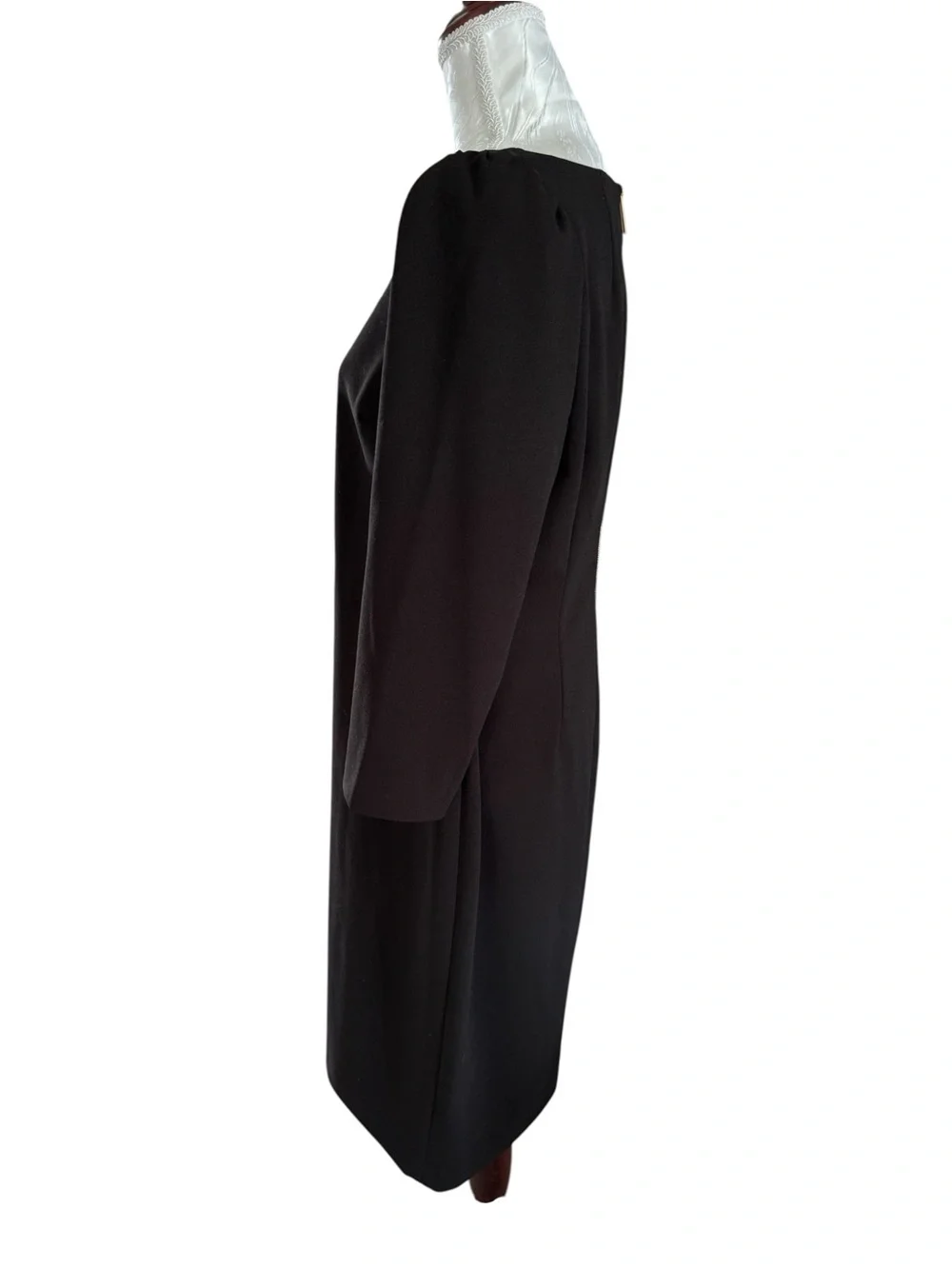 Calvin Klein Three-Quarter Sleeve Scuba Crepe Sheath Dress